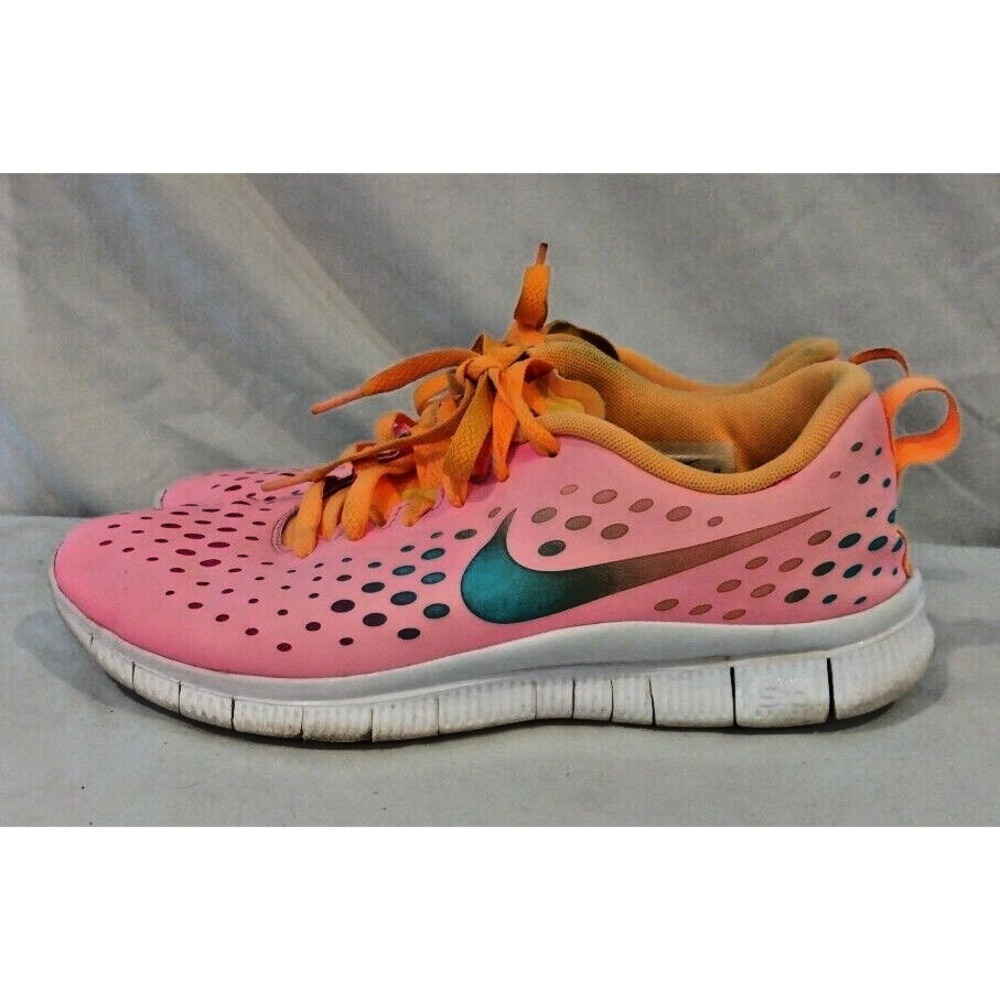 Nike Free Express 5.0 Women's 7 Pink/Orange/Peach 641866-600